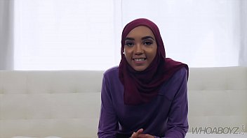 interview hot hijab teen then fuck